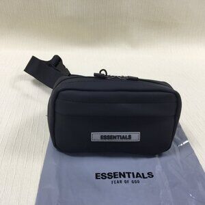 Fear Of God Men’s Essentials Sling Bag In Dark Slate/Stretch Limo/Black